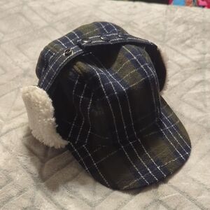 Broner‎ Men's Wool Plaid Outdoor Cap with Sherpa Earflap
